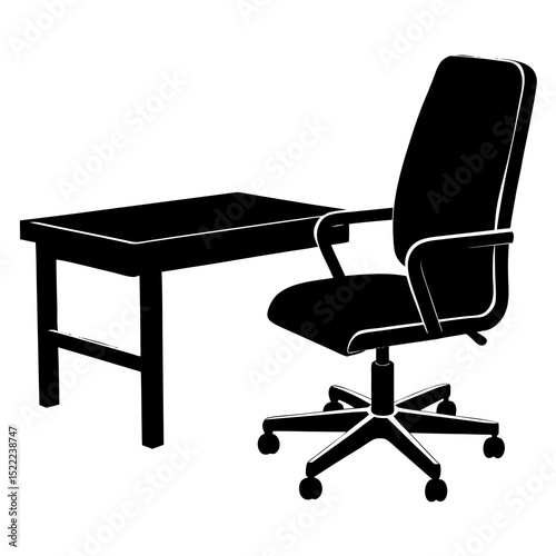 office chairs and table