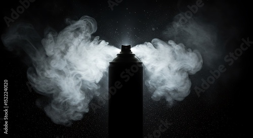Aerosol Can Spraying Smoke Artistic Abstract Photography