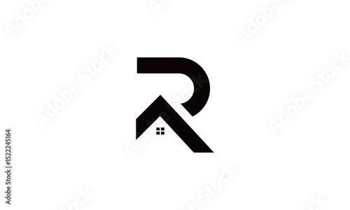 R logo design for construction business