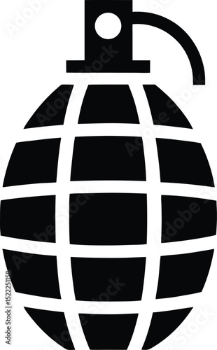 Grenade icon logo vector design template