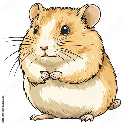 hamster, animal, vector, transparent background, mouse, pet, rodent, cute, isolated, mammal, mice, fluffy, furry, small, nature