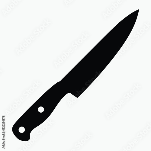 knife isolated vector on background