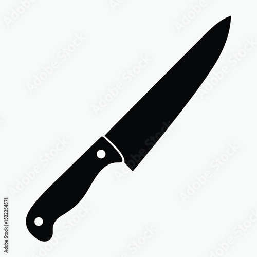 knife isolated vector on background