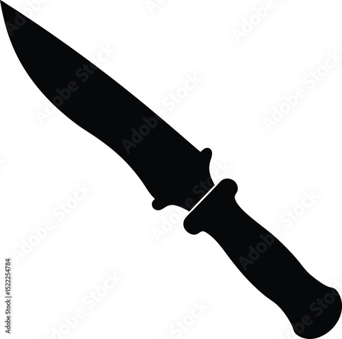 knife isolated vector on background