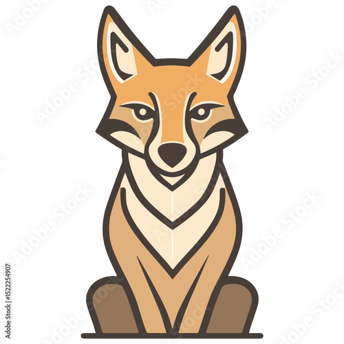 jackal, animal, vector, transparent background, mammal, isolated, nature, wild animal, wildlife, wolf, wild, canine, carnivore, predator