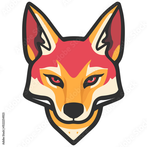 jackal, animal, vector, transparent background, mammal, isolated, nature, wild animal, wildlife, wolf, wild, canine, carnivore, predator