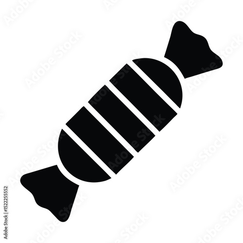 Sugar bonbon icon Simple illustration of sugar bonbon