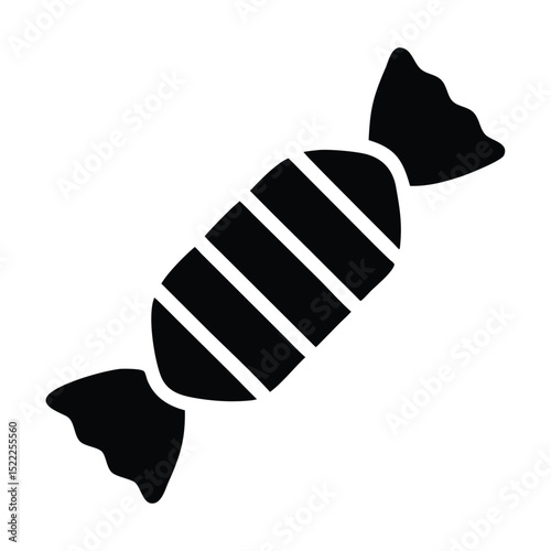 Sugar bonbon icon Simple illustration of sugar bonbon
