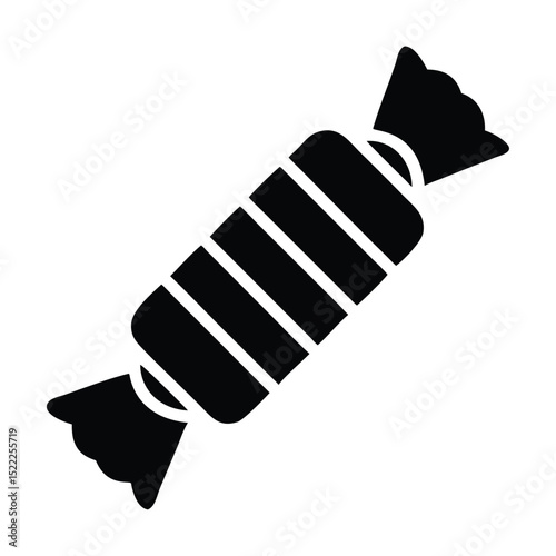 Sugar bonbon icon Simple illustration of sugar bonbon