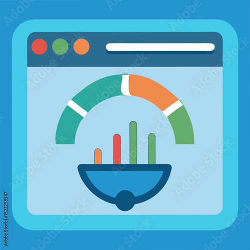Front View Emissions Analytics Screen illustration Cutout