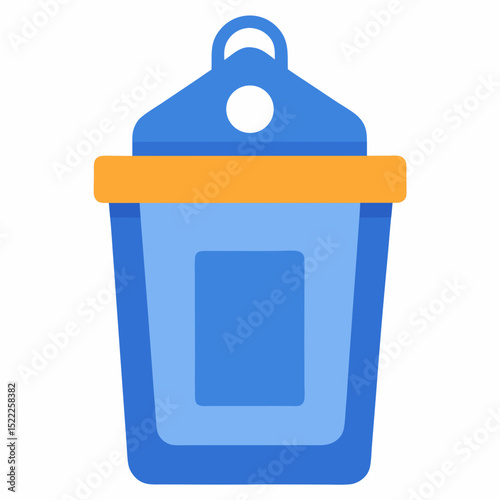 Functional Smart Bin Tag illustration Cutout Transparent Background
