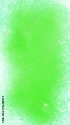 ice frozen effect with snow particle animation on green screen or transparent background.4k vertical video