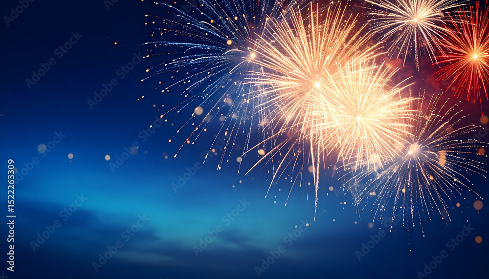 Naklejka premium 打ち上げ花火