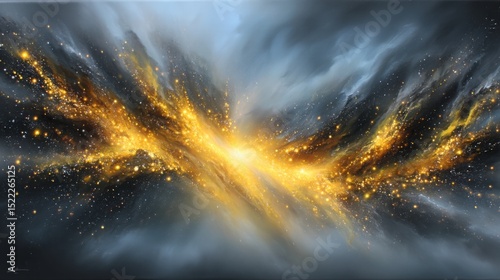 charcoal black base with cosmic copper smoke-like abstract streaks and glowing futuristic highlights