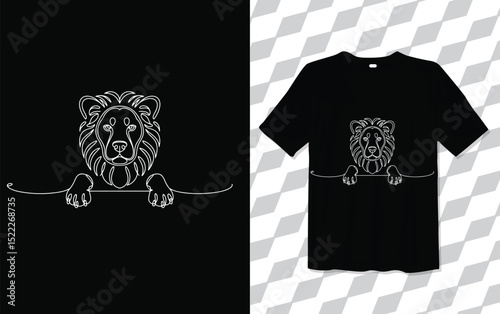 Tiger Tshirt, Tiger line art modern and trendy typography T-shirt designs, T-shirt design with typography, Famous quotes t-shirt design, apparel and clothing