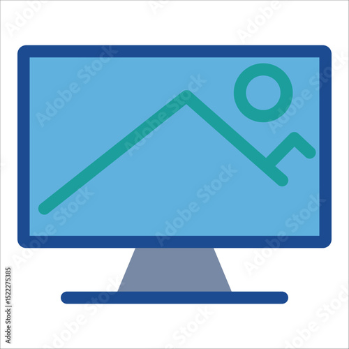 Digital Image  Icon Element For Design