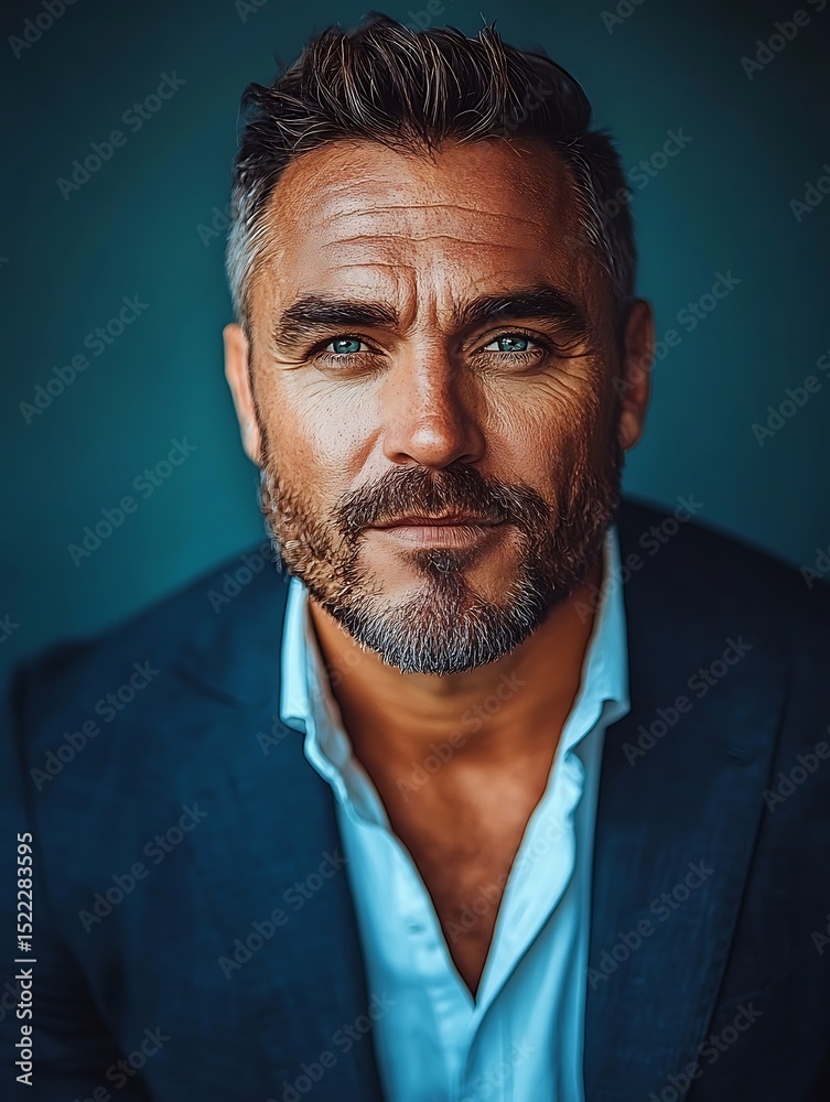 Fototapeta premium Mature man, serious expression