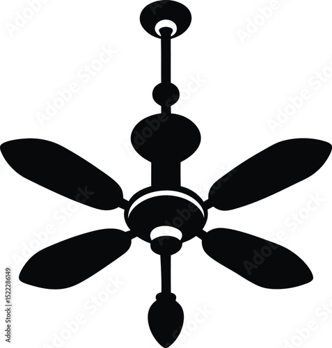 fan isolated on white background