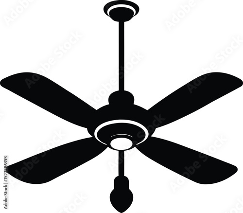 fan isolated on white background