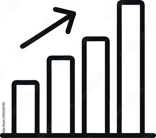growth bar chart graph