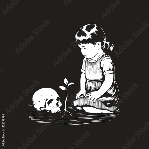 The fragile hope of a child