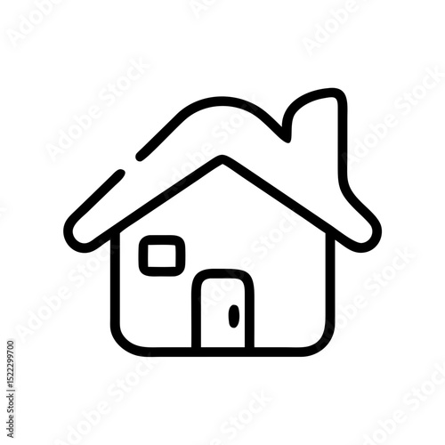 Home & Apartment Icon Illustration Vector