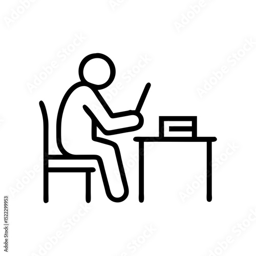 Education & Stationery Icon Illustration Vector