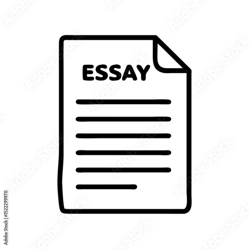 Education & Stationery Icon Illustration Vector