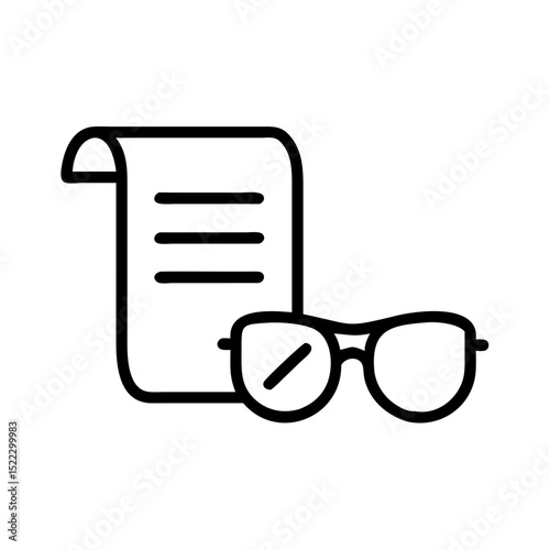 Education & Stationery Icon Illustration Vector