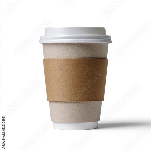 Steam-whispering cardboard-clad coffee cup, ephemeral caffeine embrace, reminiscent of International Coffee Day; urban solitude sanctuary
