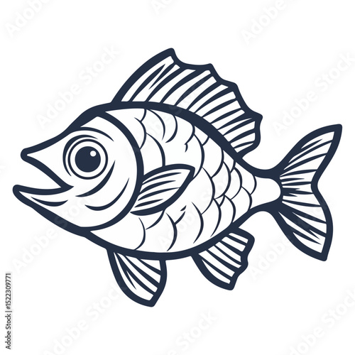 piranha, underwater animal, vector, transparent background, fish, animal, aquarium, isolated, ocean, wildlife, nature, river, underwater, fin