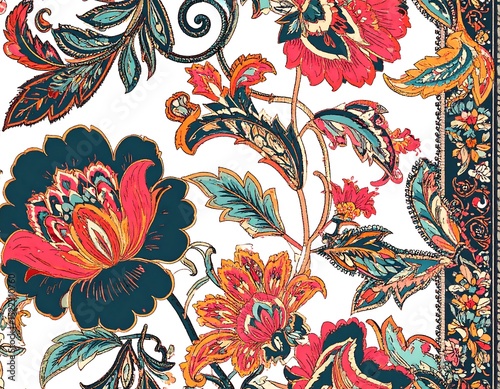 seamless pattern with flowers