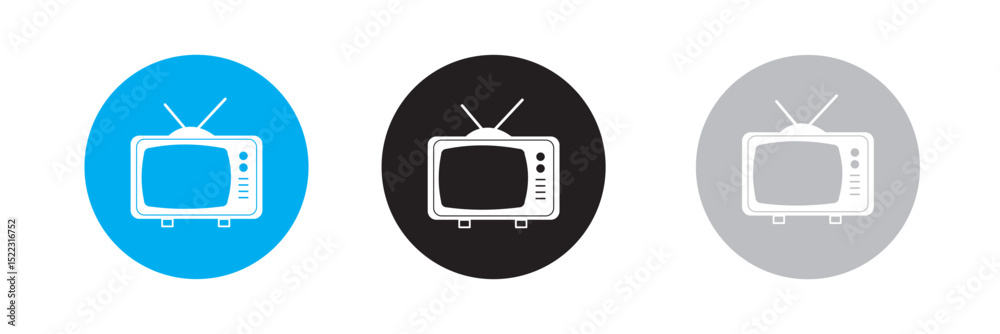 television icon vector, Retro tv outline icons, minimalist vector illustration ,simple transparent graphic element .Isolated on white background television icon vector, Retro tv outline icons, minimalist vector illustration ,simple transparent graphic element .Isolated on white background