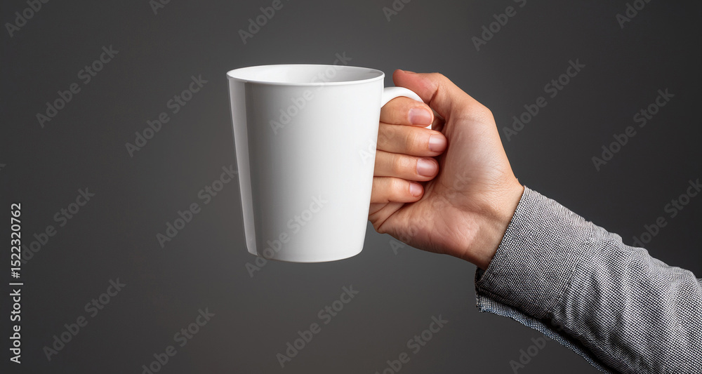Obraz premium hand holding a cup