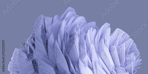 Fototapeta Naklejka Na Ścianę i Meble -  Abstract 3d detailed shape made of little sticks. 