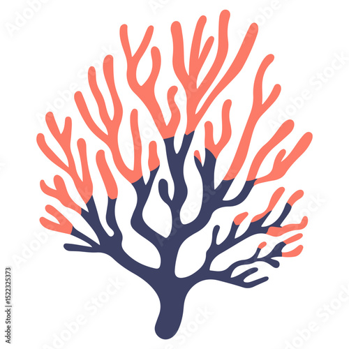 coral, underwater animals, vector, transparent background, icon, colorful, pattern, nature, animal, plant, organism
