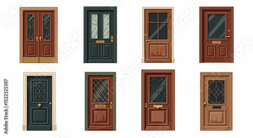Collection of Various Classic Front Doors Designs For Home Architecture