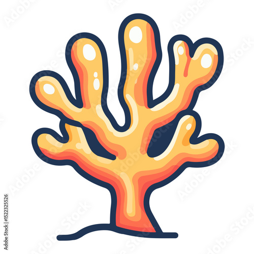 coral, underwater animals, vector, transparent background, icon, colorful, pattern, nature, animal, plant, organism