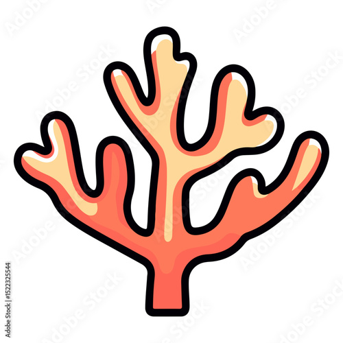 coral, underwater animals, vector, transparent background, icon, colorful, pattern, nature, animal, plant, organism