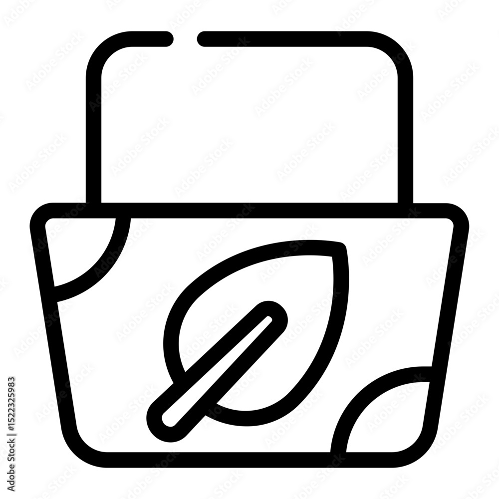 Fototapeta premium Eco Market Icon