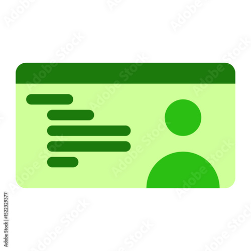 identity card icon