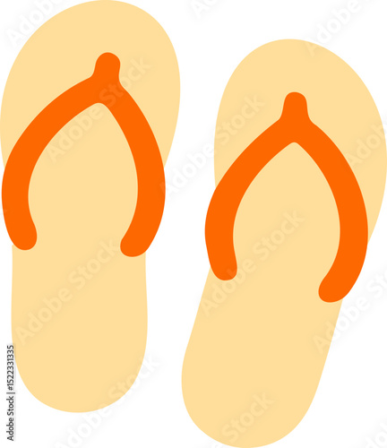 flip flops vector