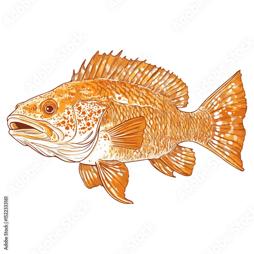 grouper, sea animal, vector, transparent background, organism, fish, animal, aquarium, ocean, wildlife, marine, underwater, nature, fins, seafood, isolated