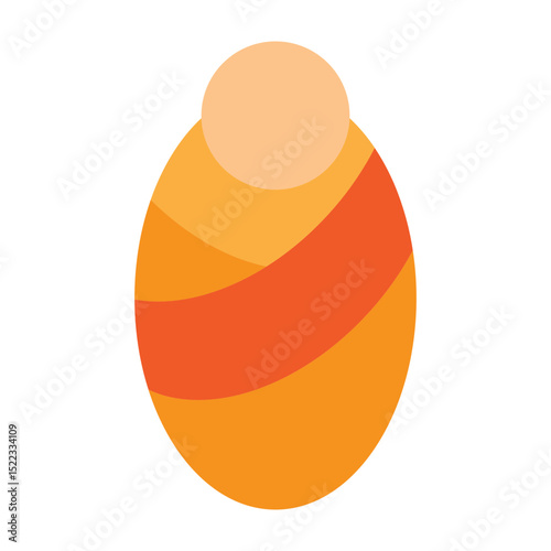 Baby Swaddle Icon Vector Flat Icon Design