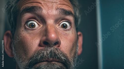 Fear Gripping the Moment - Wide eyes, slight recoil, tense expression showcasing discomfort