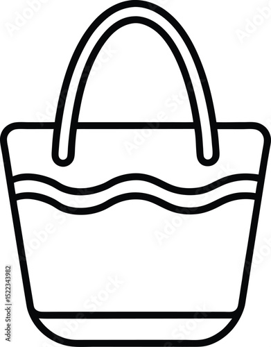 Stylish Beach Tote Bag Summer Essentials & Seaside Chic