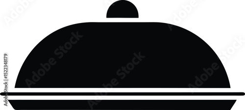 Elegant Food Service Restaurant Dish Presentation Icon