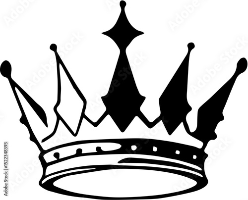 king crown vector illustration