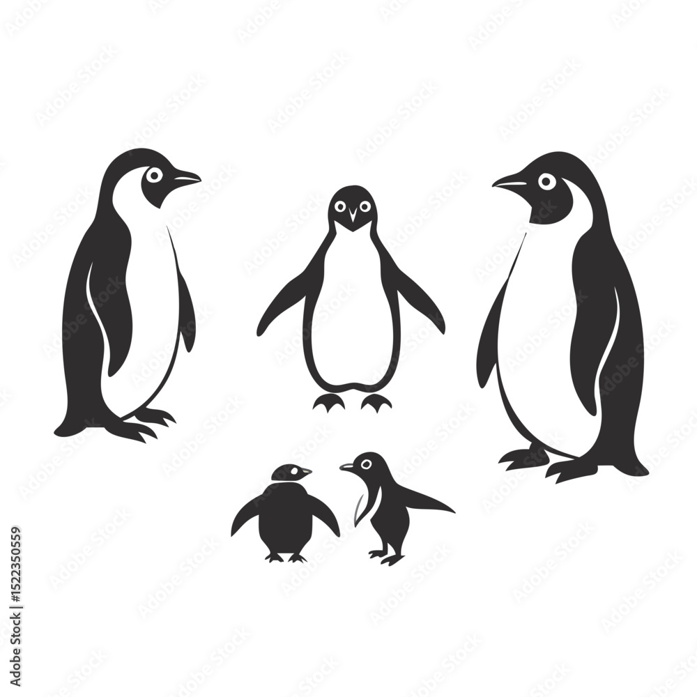 Obraz premium bird icon set 