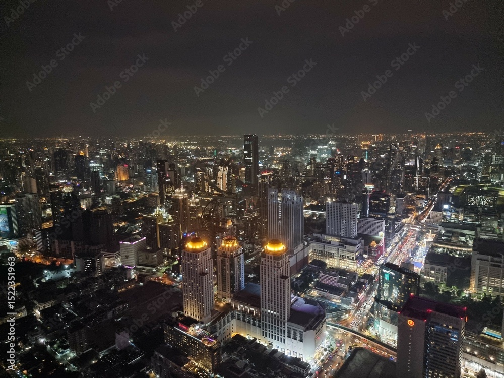 Obraz premium time lapse of city at night
